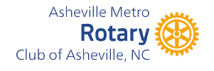 Asheville Metro Rotary Club Logo